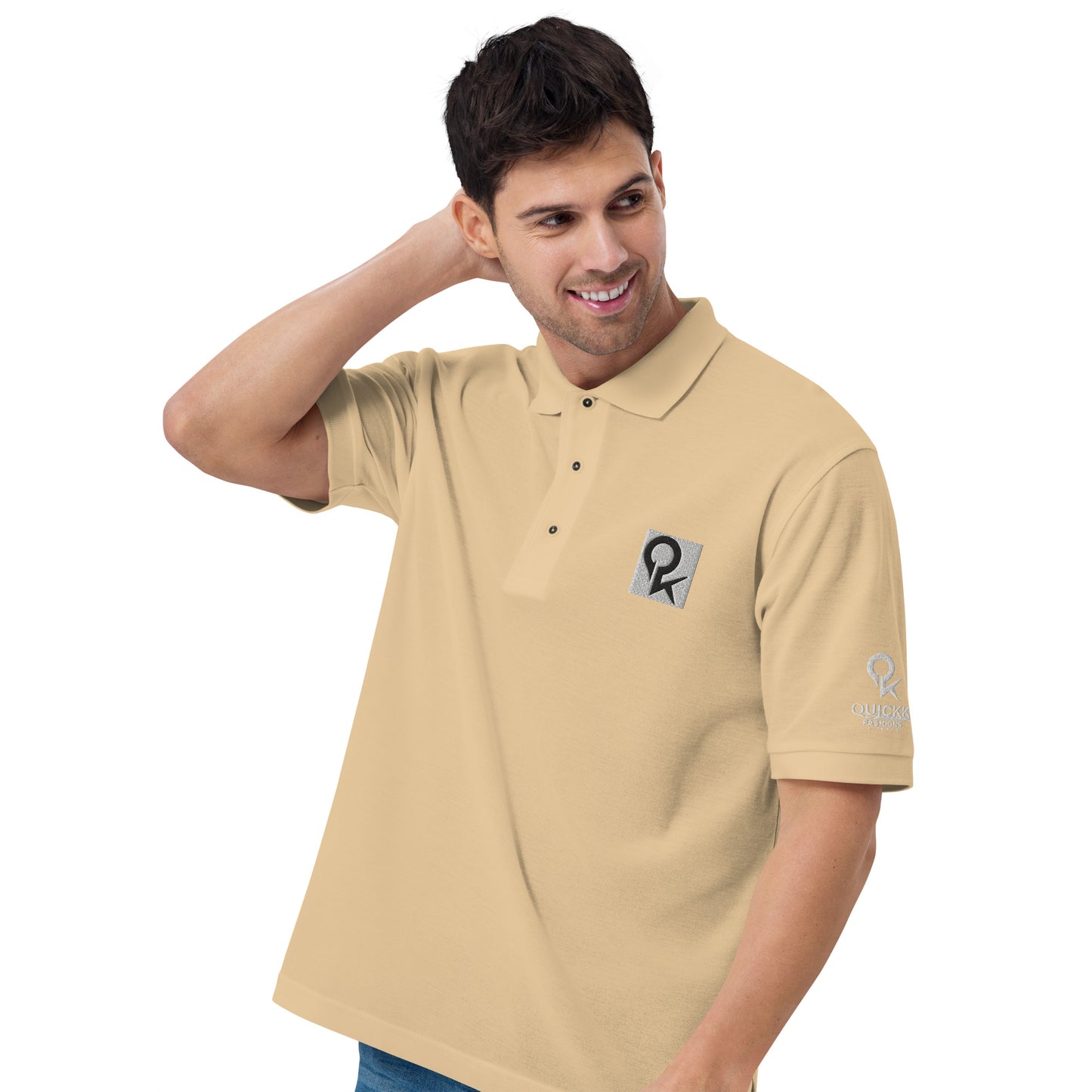 Men's Premium Polo (Square Quickk)