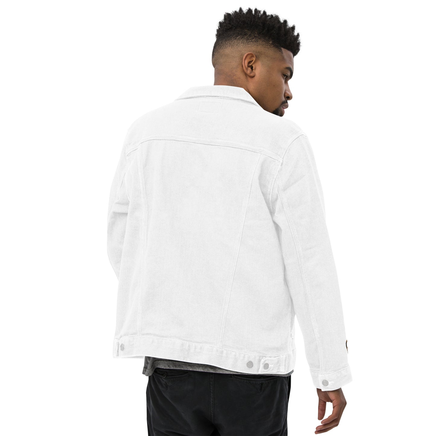 Unisex denim jacket (White Quickk)