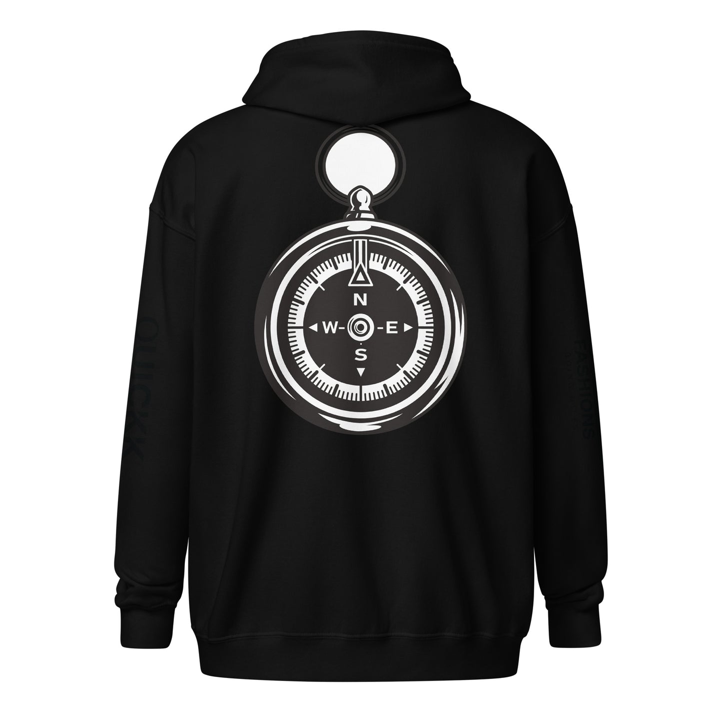 Unisex heavy blend zip hoodie (Clock)