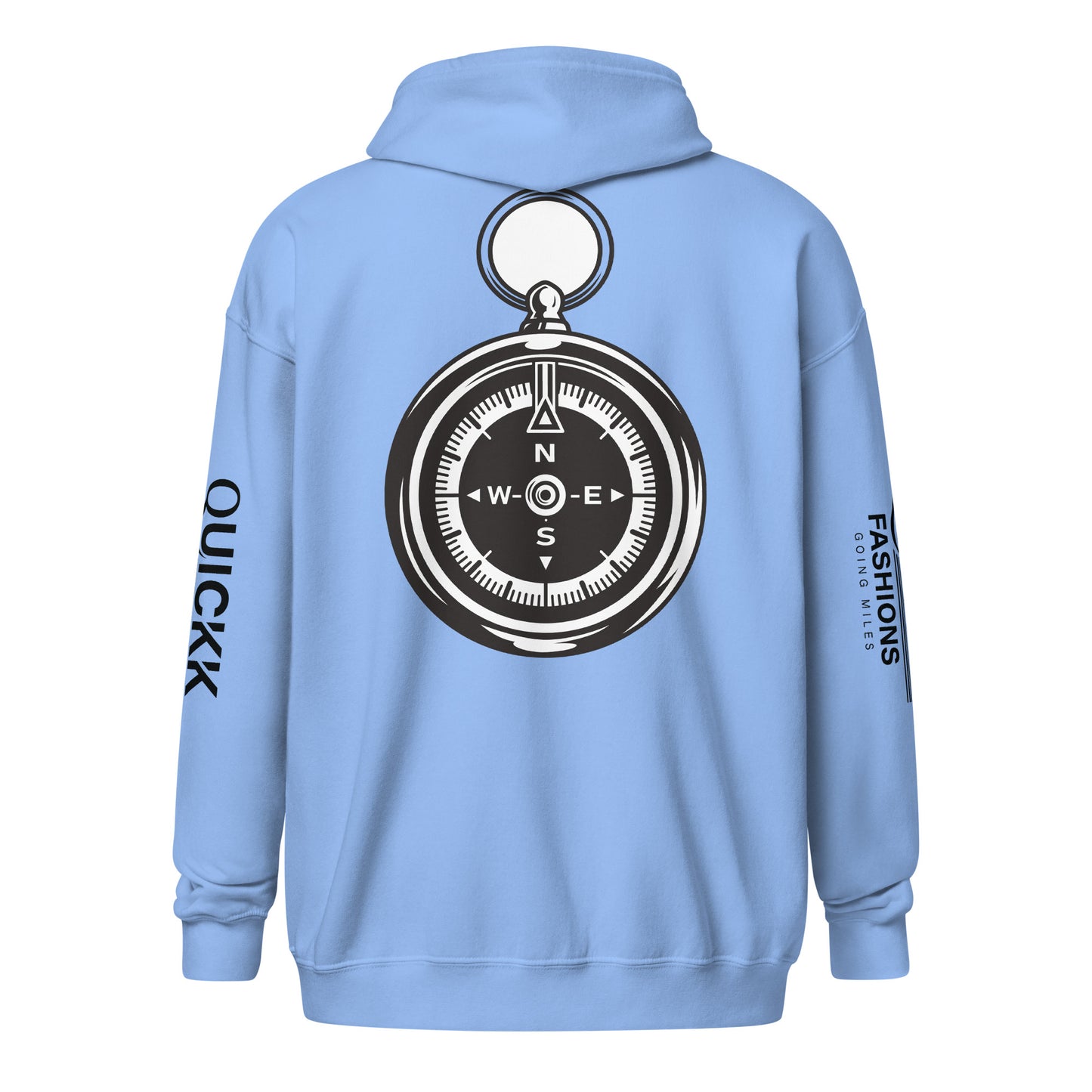 Unisex heavy blend zip hoodie (Clock)