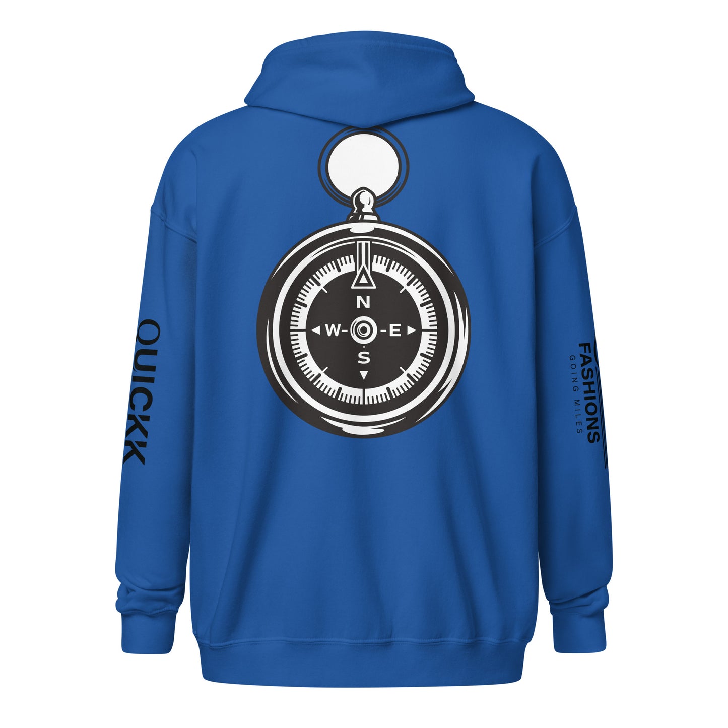 Unisex heavy blend zip hoodie (Clock)