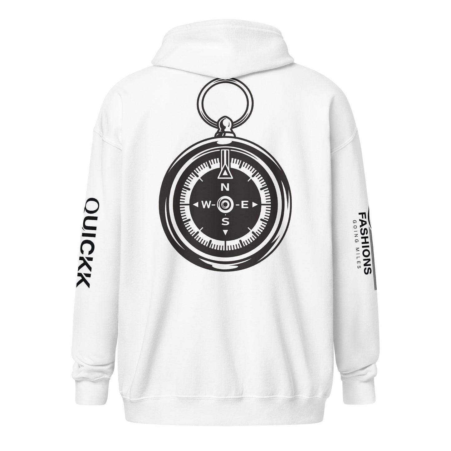 Unisex heavy blend zip hoodie (Clock)