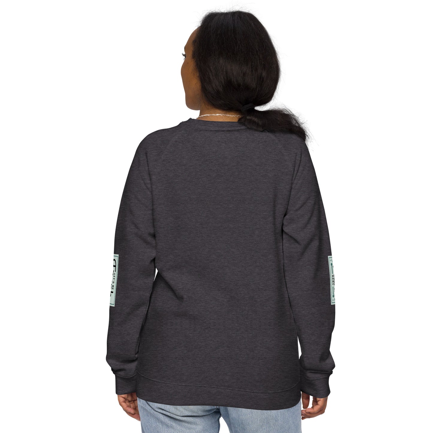 Unisex organic raglan sweatshirt (Girl)