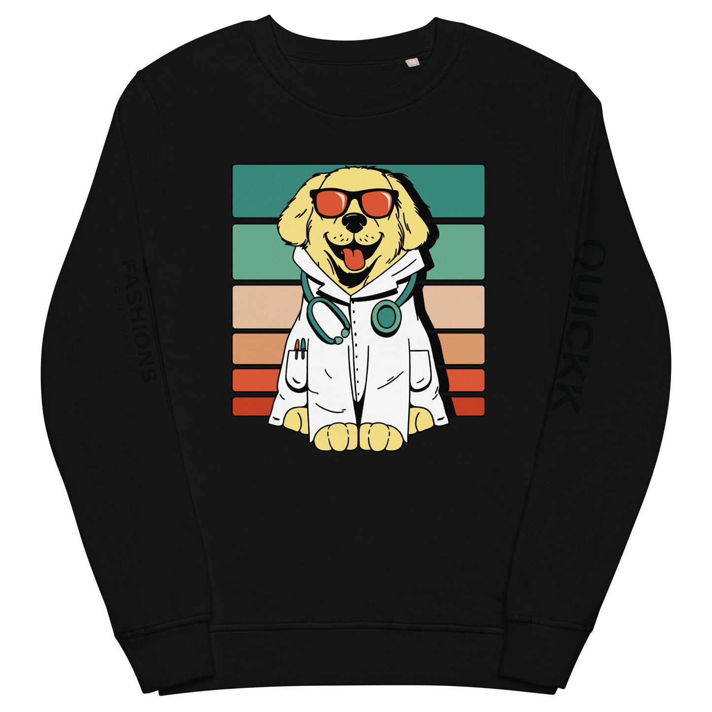 Unisex organic sweatshirt (Dog)