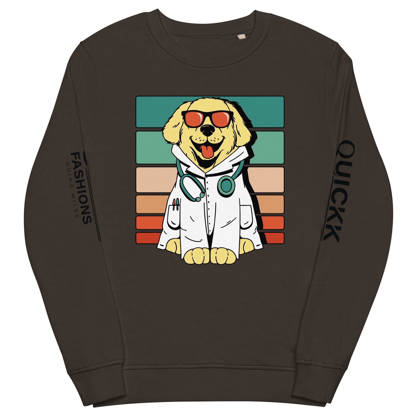 Unisex organic sweatshirt (Dog)