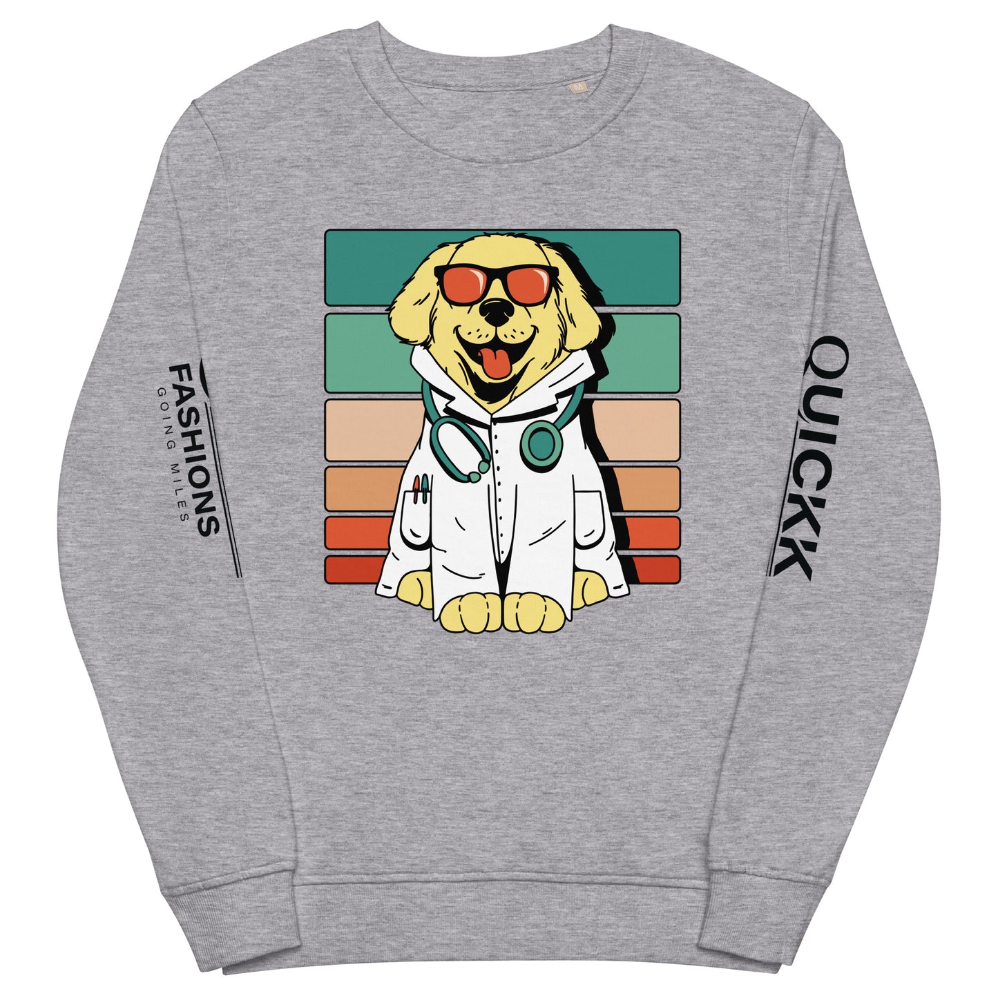 Unisex organic sweatshirt (Dog)