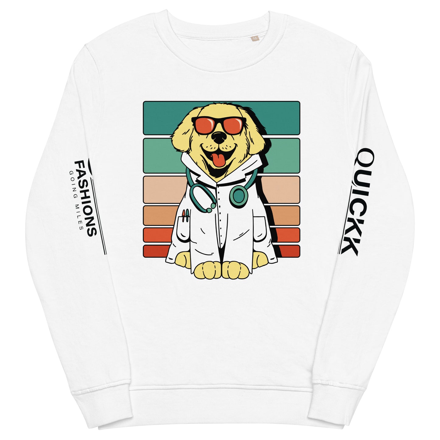 Unisex organic sweatshirt (Dog)