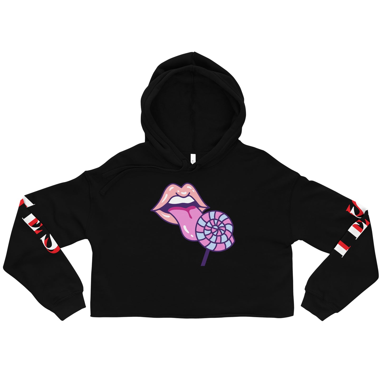 Crop Hoodie (Lollipop)