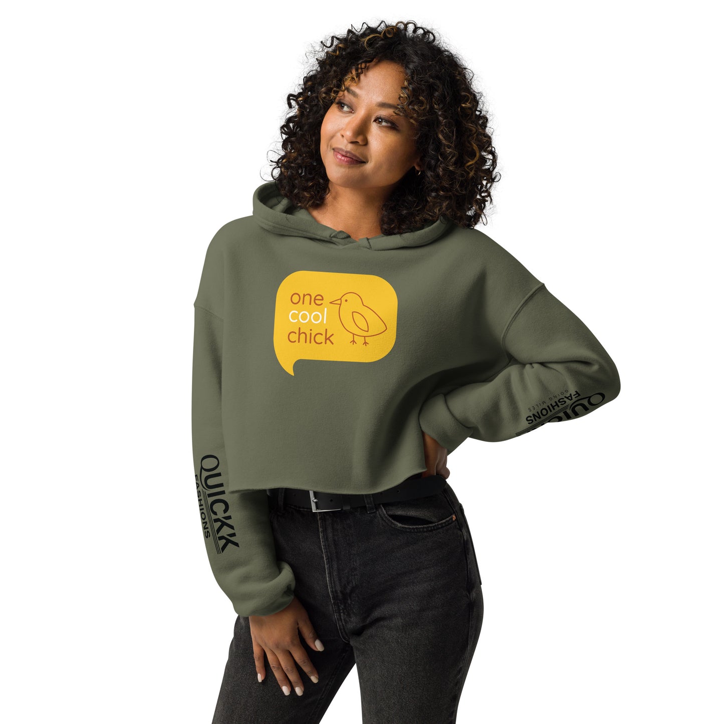 Crop Hoodie (One Cool Chick)