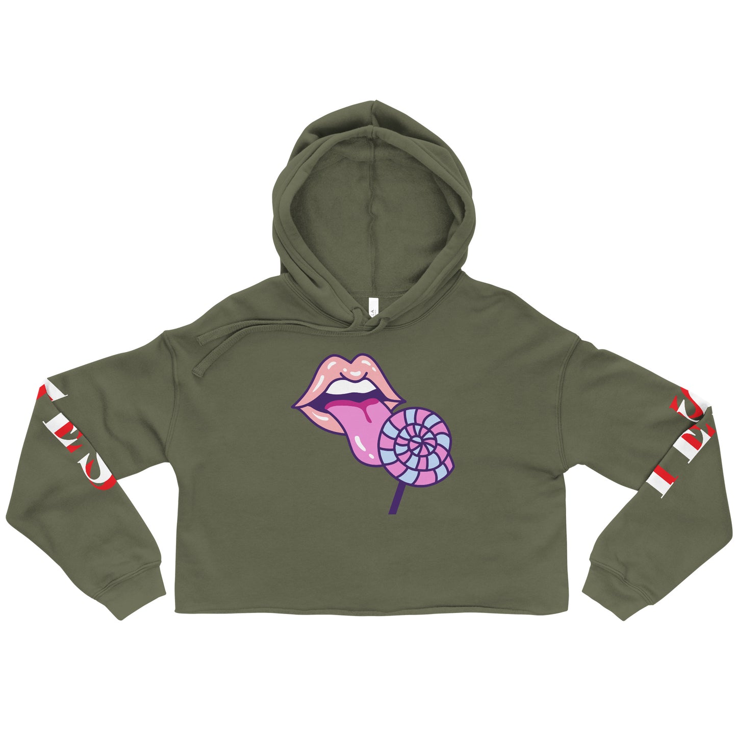 Crop Hoodie (Lollipop)