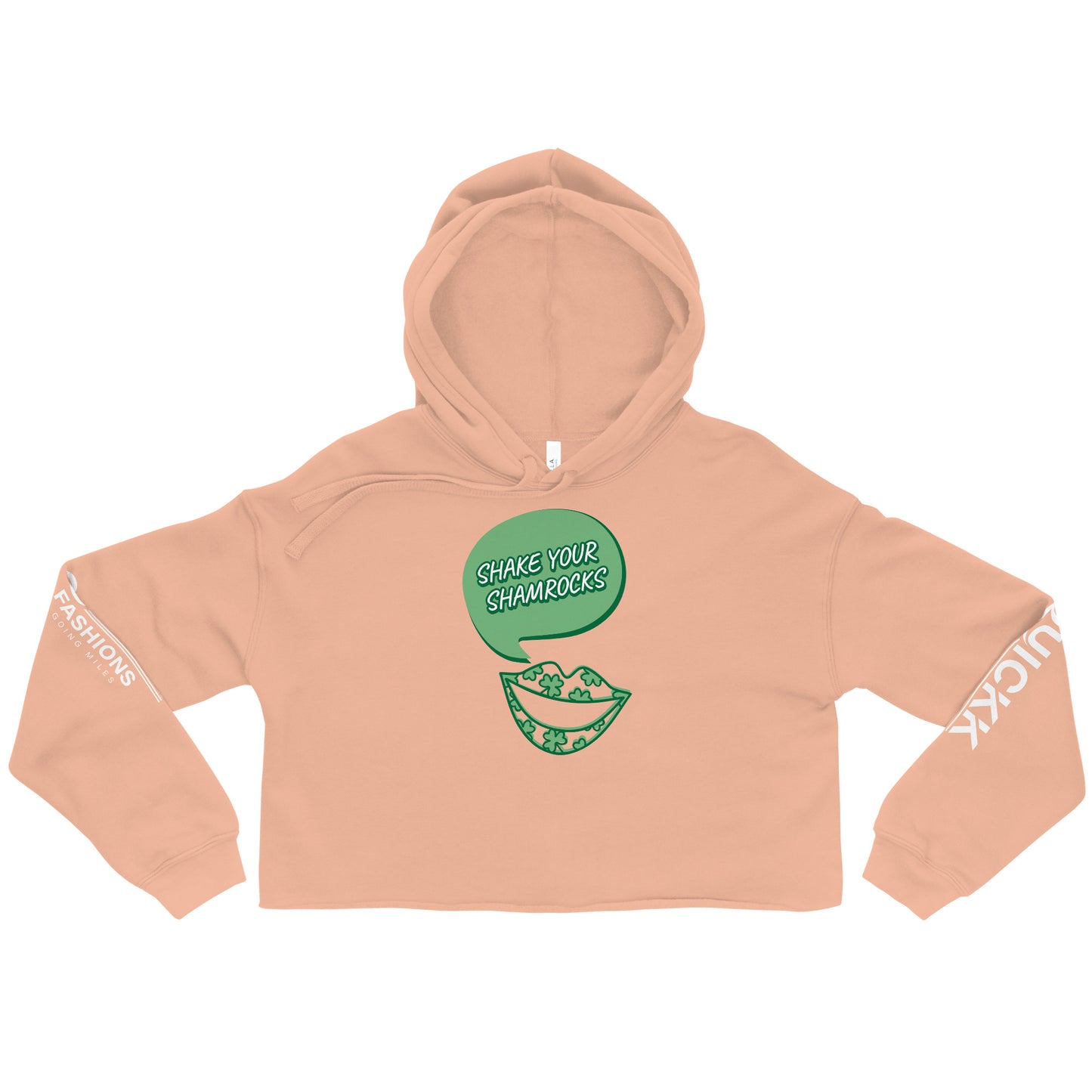 Crop Hoodie (Shake Your Shamrocks)