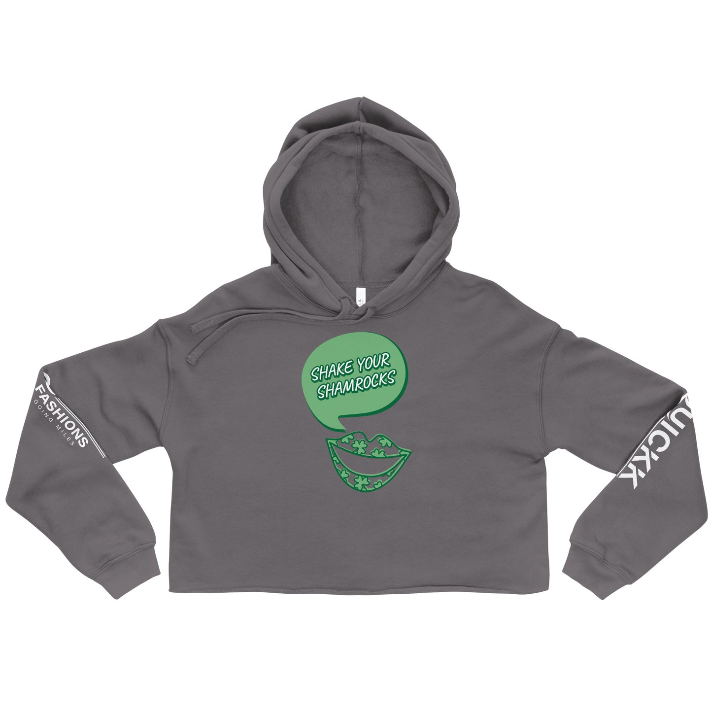 Crop Hoodie (Shake Your Shamrocks)