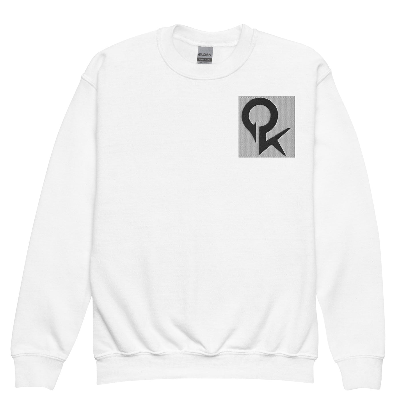 Youth crewneck sweatshirt (White Square)